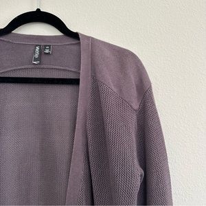 Dark Purple Cardigan